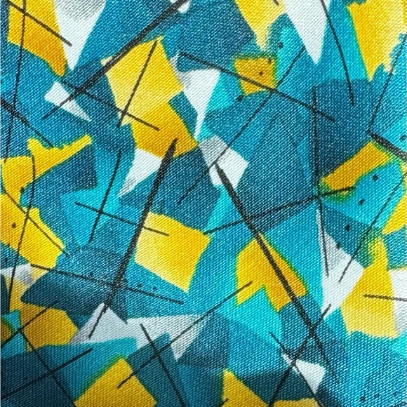 NWOT - Jerry Garcia Mens Formal Necktie Tie JG-9501 Abstract Multicolored Blue - Picture 4 of 7